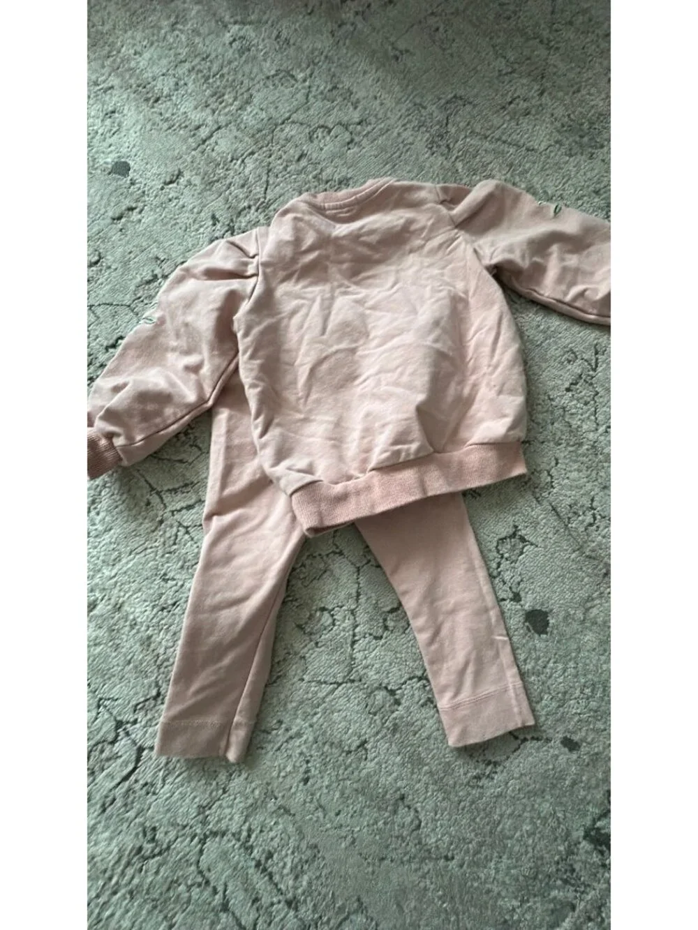 miles the label pink two piece 18 months